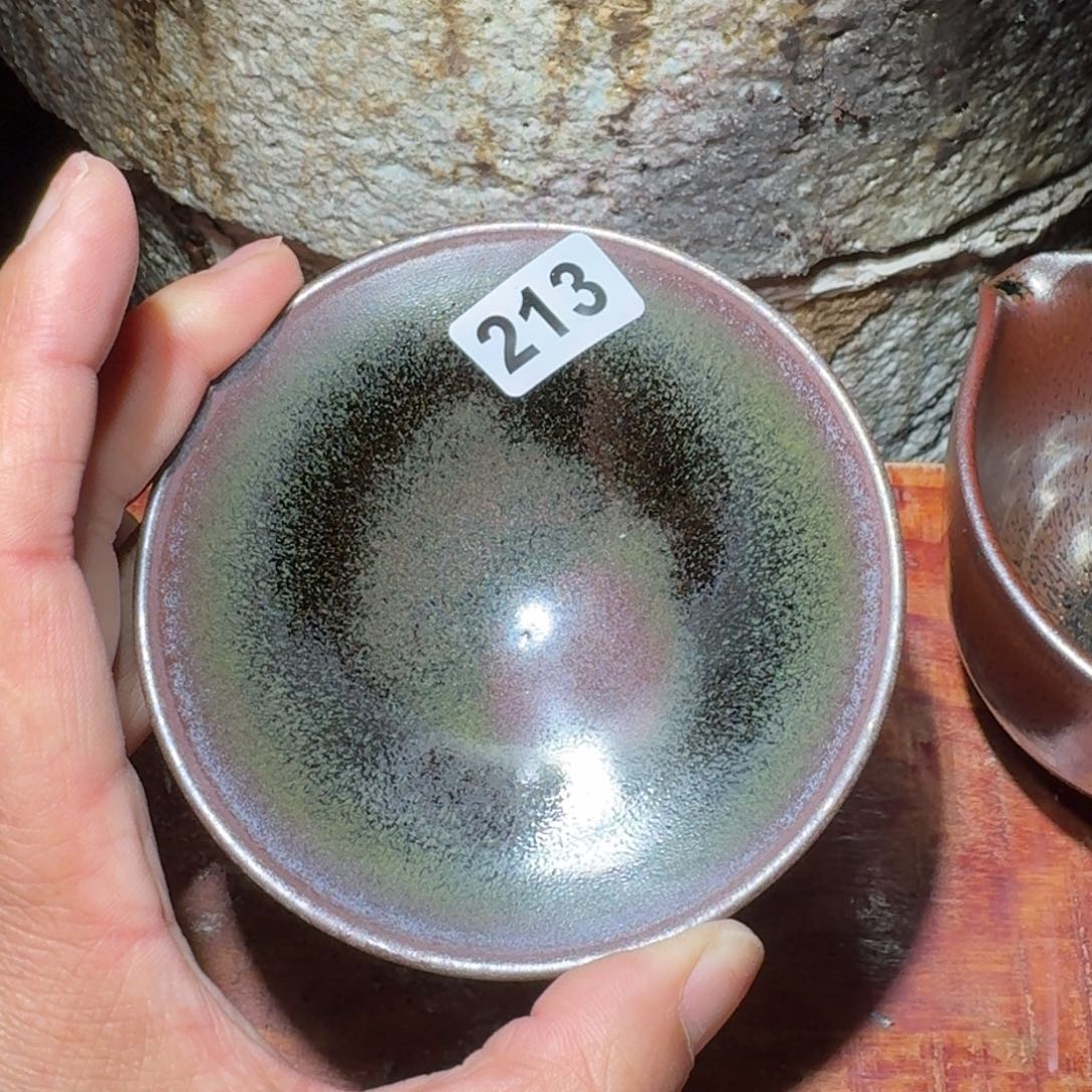 小雨茶盏，手工柴烧，