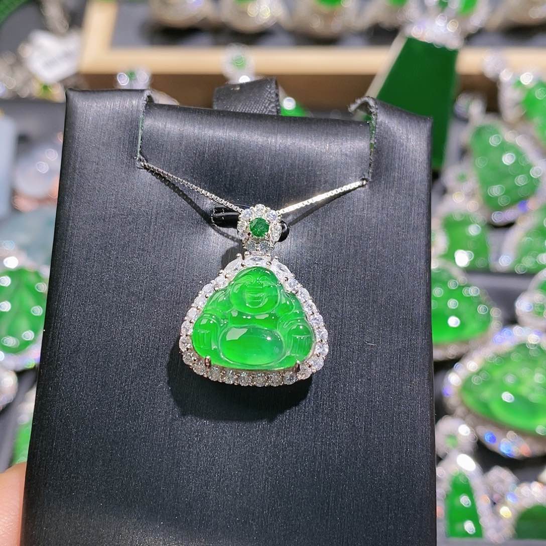 翡翠颈饰未镶嵌吊坠3