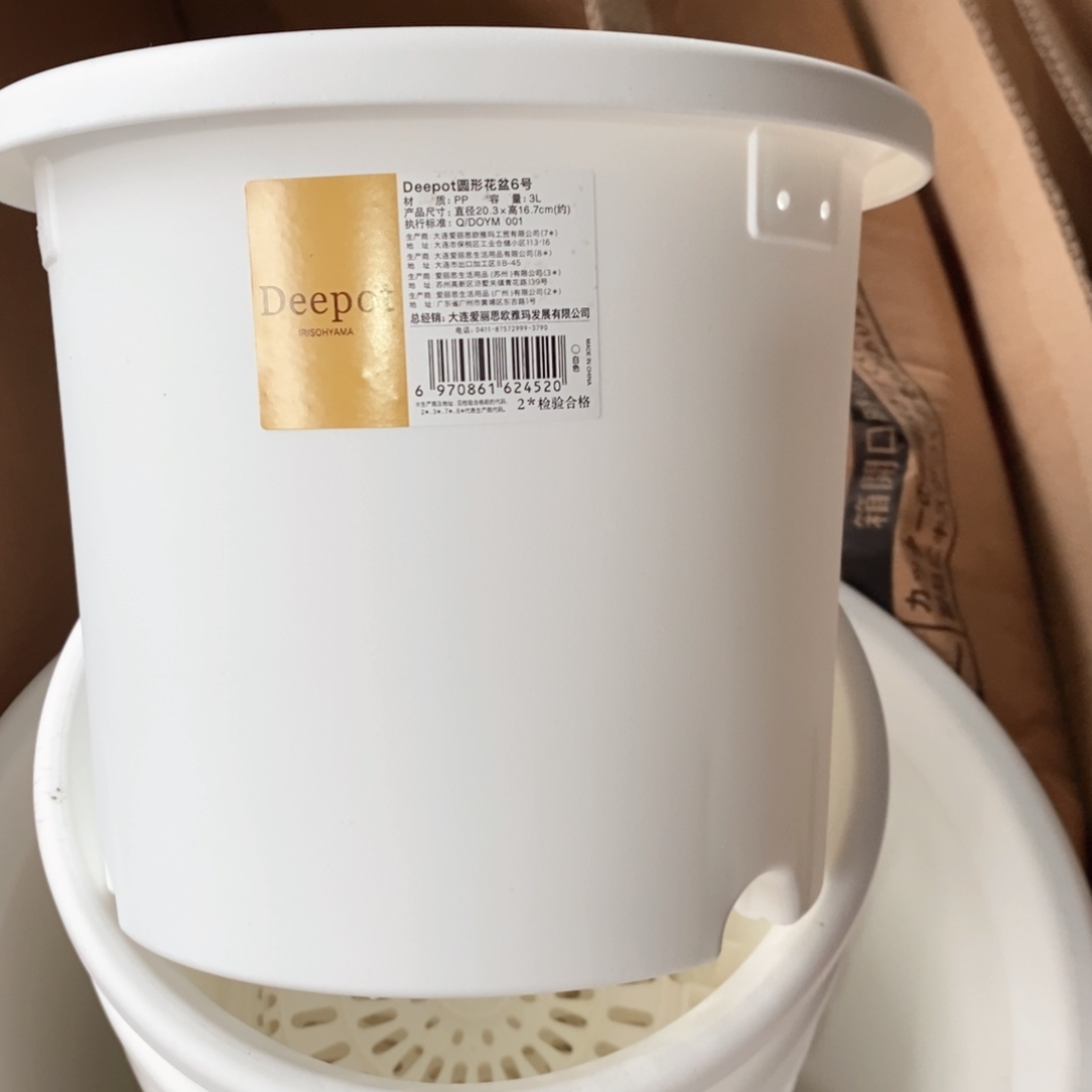 y****o2个爱丽丝6号盆白色无托