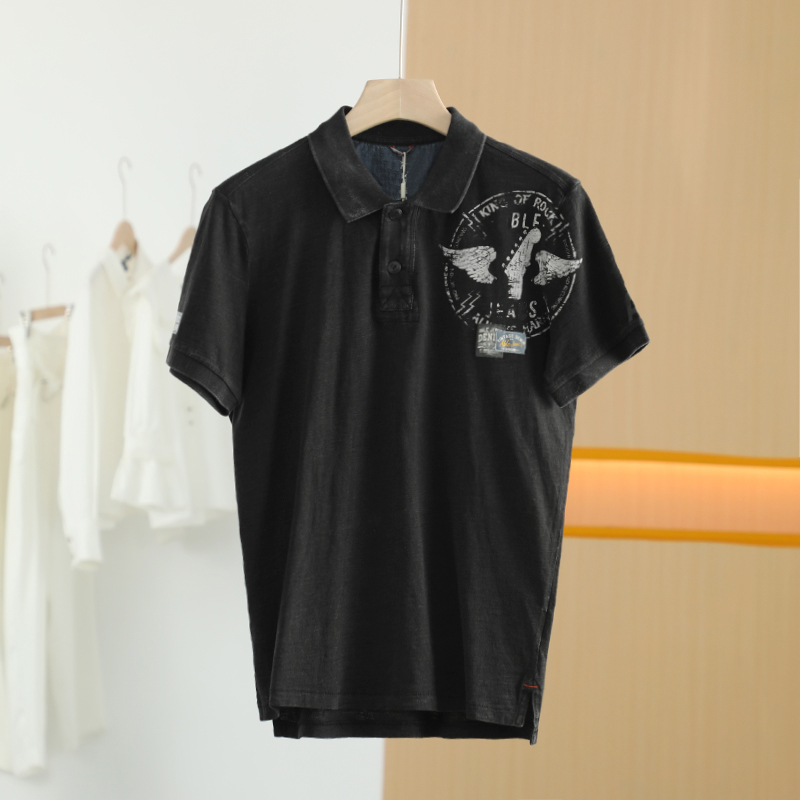 【半价q仓-唐长老自营】货号50060男装新款休闲PLOL衫