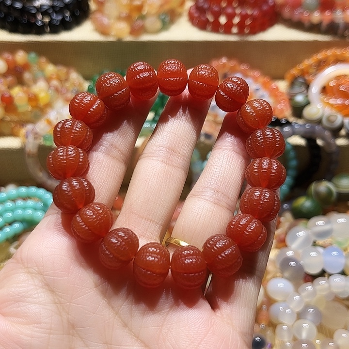 玛瑙/玉髓未镶嵌手链