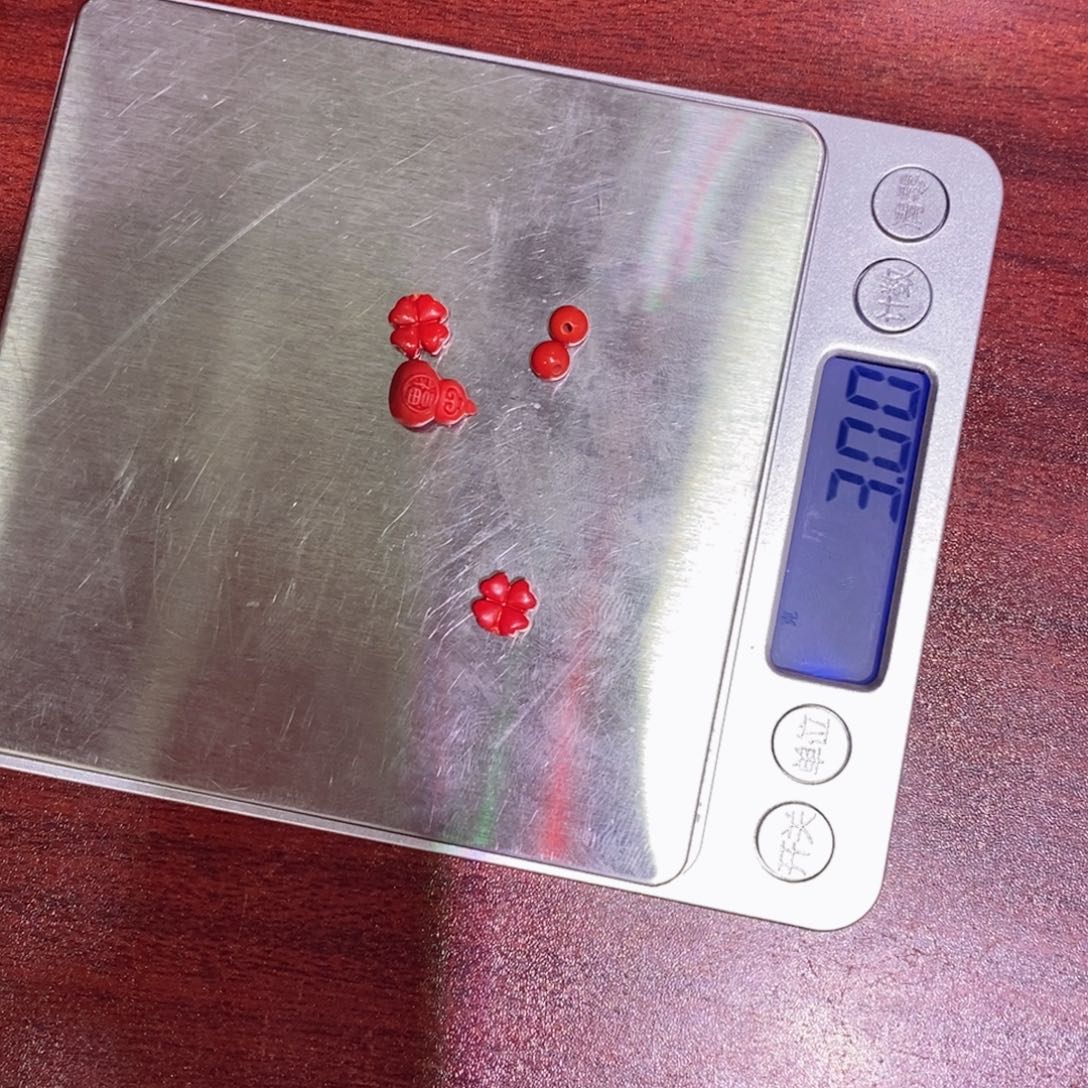 天然辰砂红砂脚链