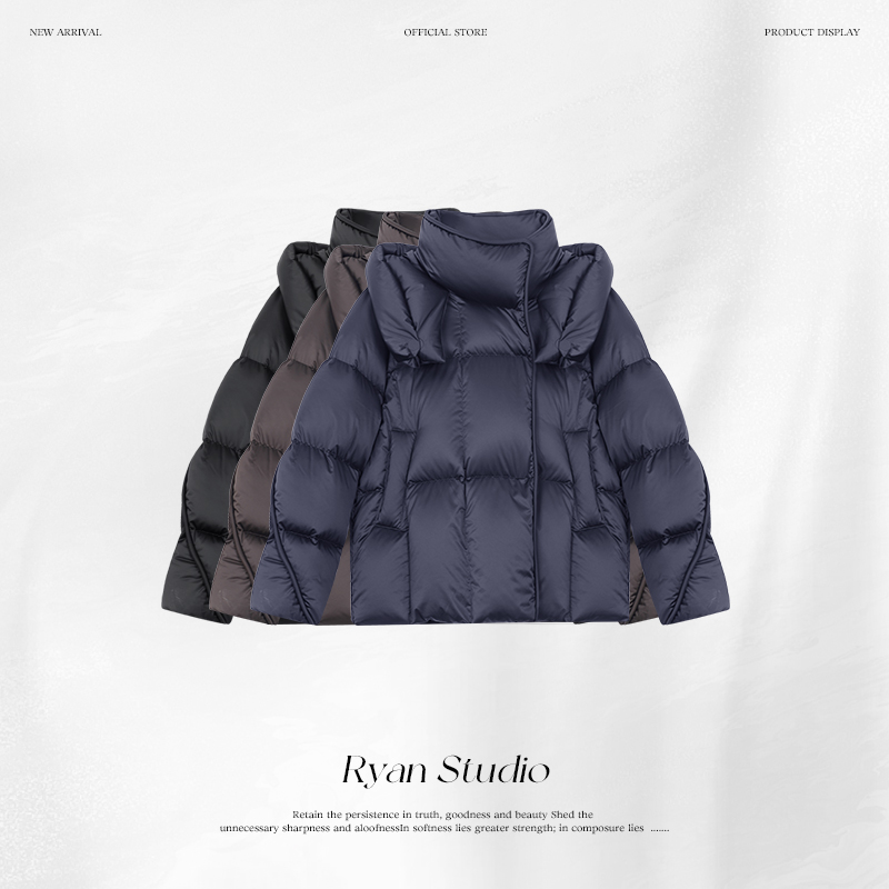 【石头Ryan】悬亭·解构廓形外套身悬一亭，心远地自偏鹅绒服W58YR607