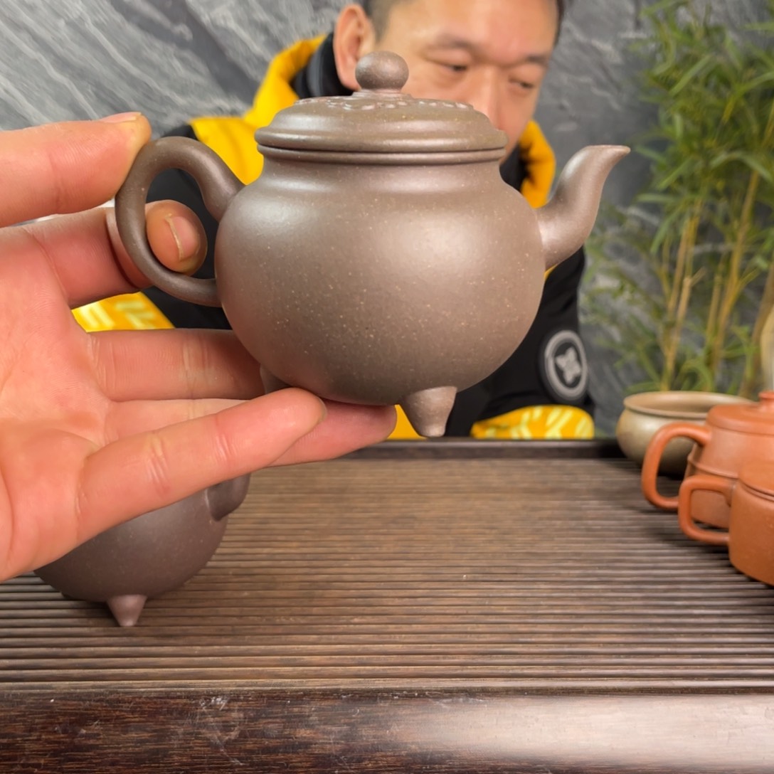 紫砂茶壶四底大彬如意气