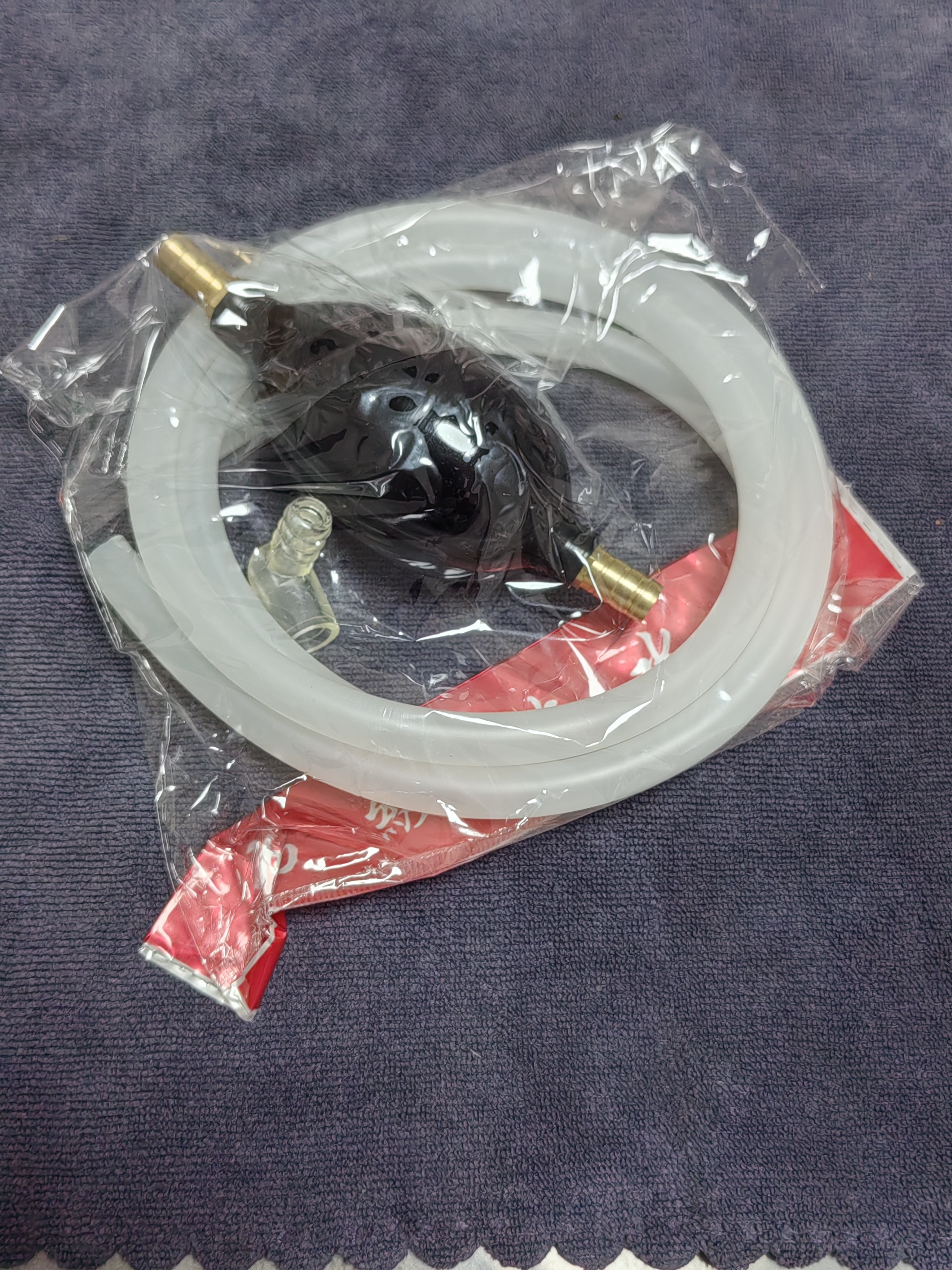 功夫茶具配件茶盘排水管纯铜接口吸水球弯头