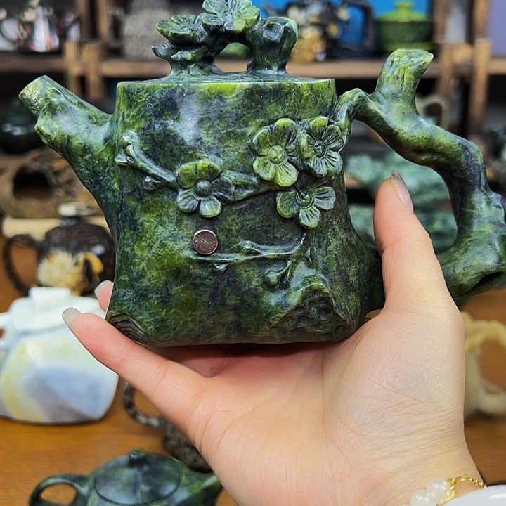 茶空间天然原石藏玉梅桩小***y