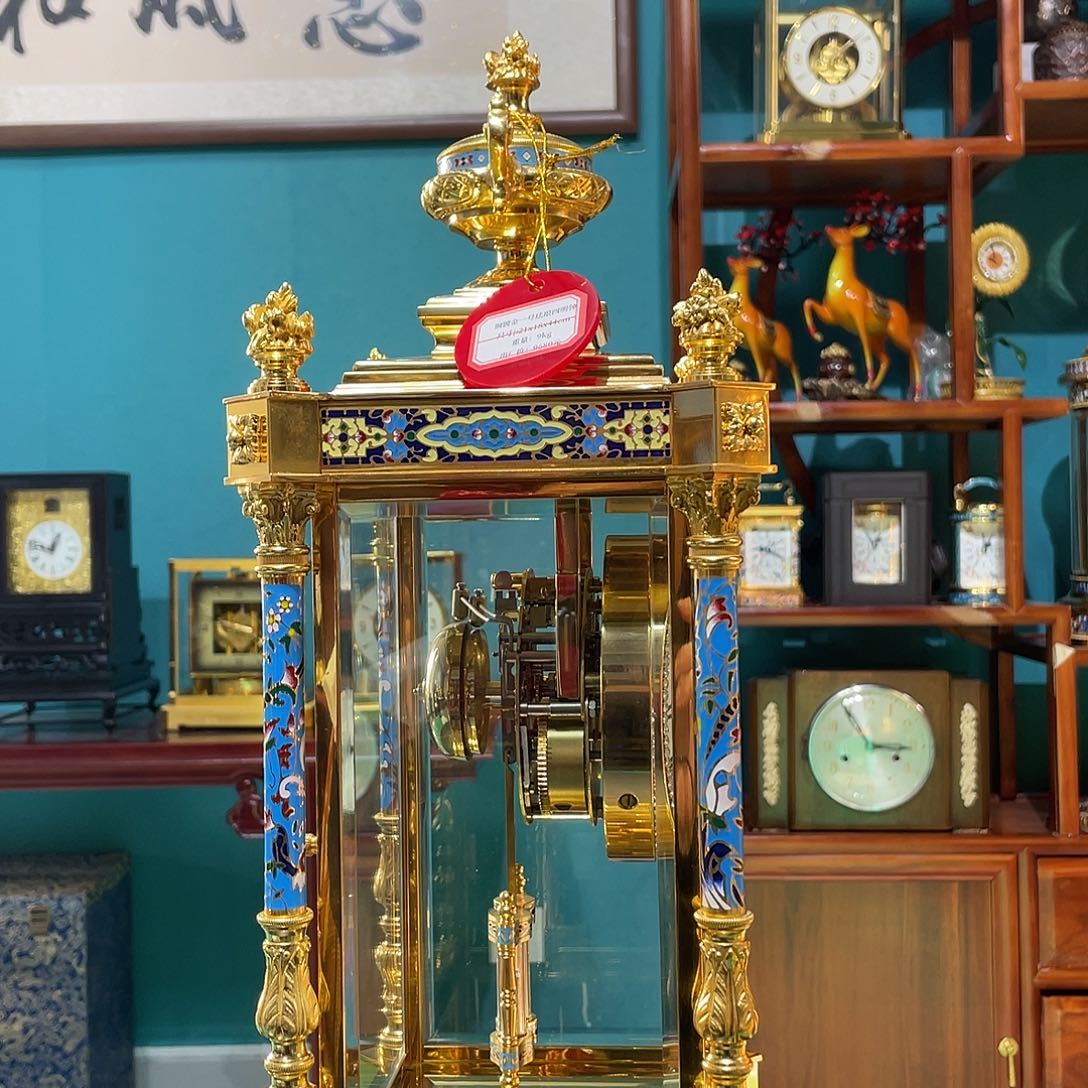 用***1胶带珐琅四明钟德国机芯