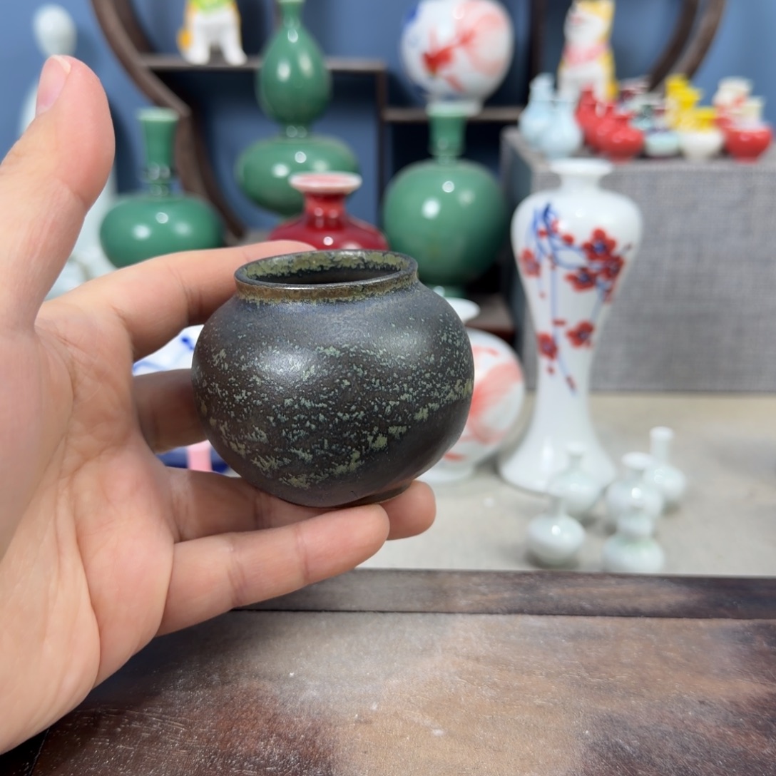 陶瓷手工小花器摆件