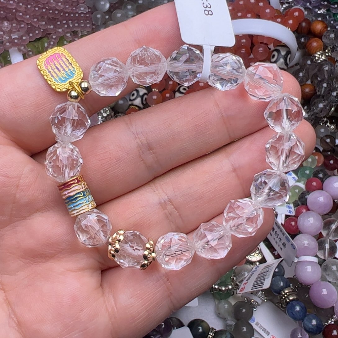 水晶手链未镶嵌多样性
