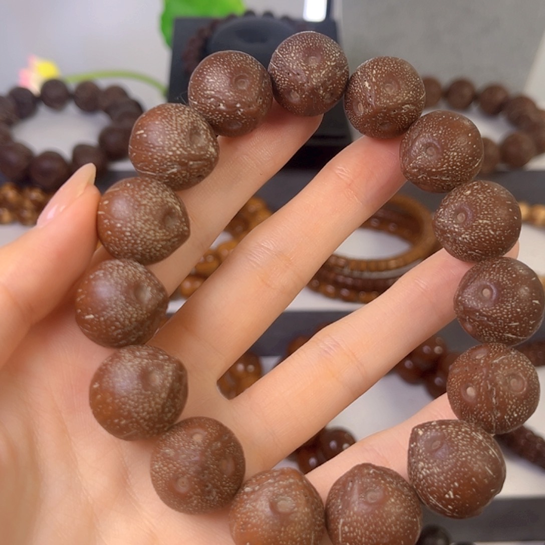 手串紫金鼠原皮正圆巴西籽