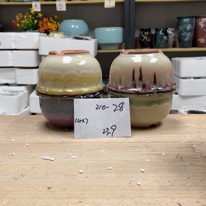 紫砂花盆多肉花盆微瑕28