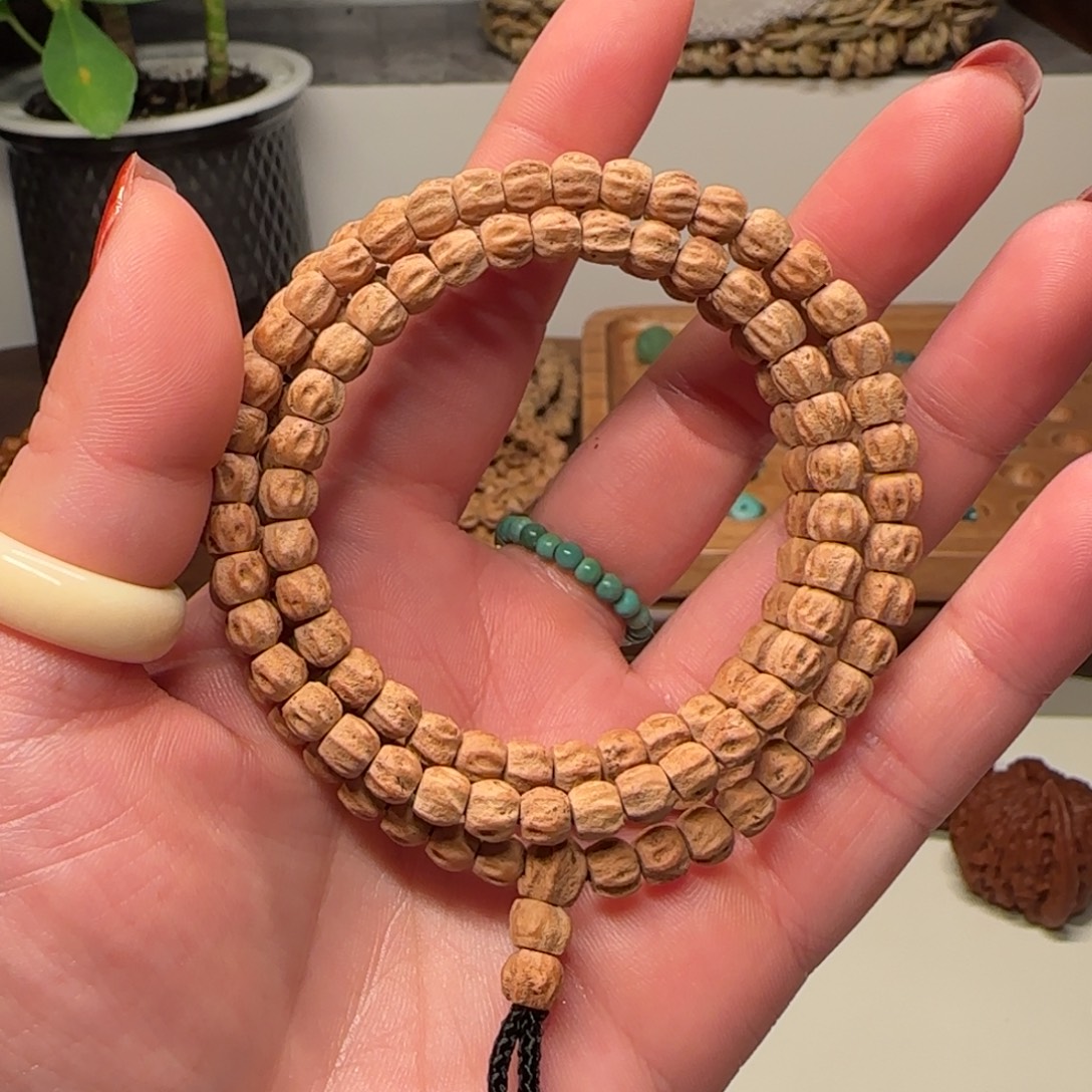 手串柏香籽/百香籽阿糖Sugar福利粉皮鬼脸直切5.5mm