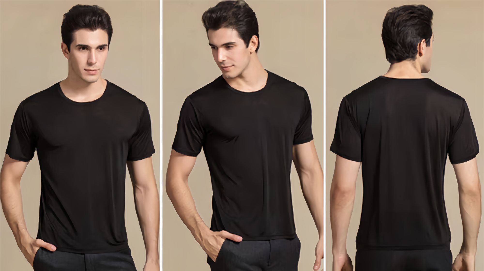 甲壳虫外贸家居服男士T恤.