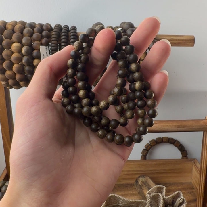 A***a沉香圆珠多圈6mm多样发一15克