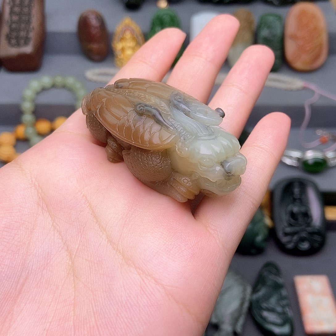 和田玉颈饰未镶嵌孤*