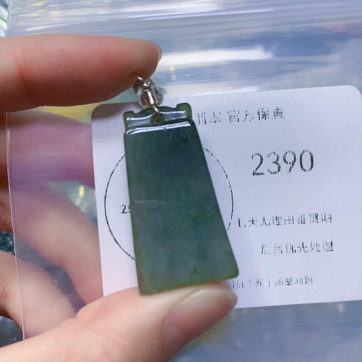 翡翠颈饰未镶嵌翡翠