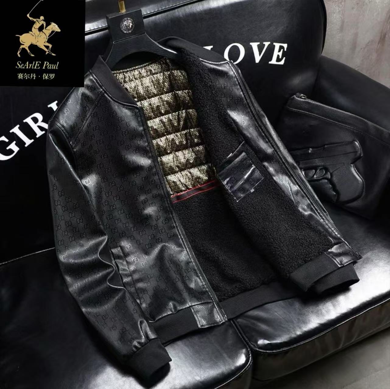 【孙总专属】赛尔丹新款印花自发热加绒外套-A033