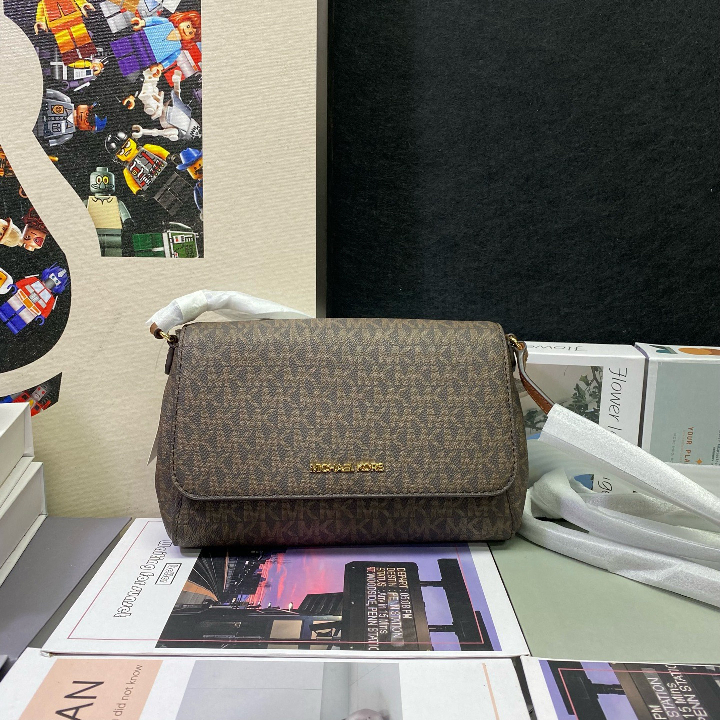 95新 MICHAEL KORS/迈克高仕 22925斜挎包21*14