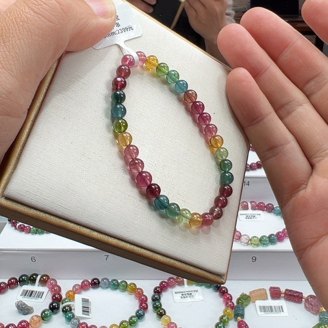 手串碧玺未镶嵌5.8mmmmmmmm