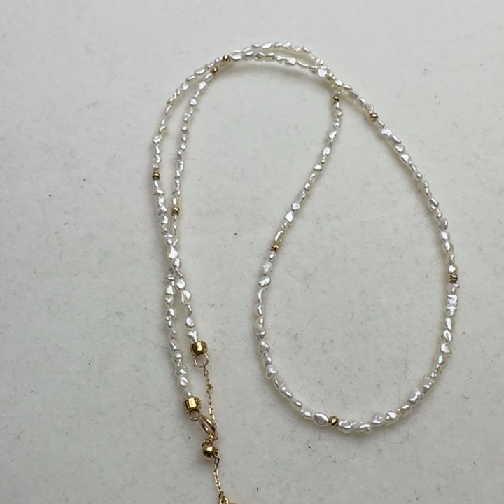 海水珍珠颈饰18K金镶嵌