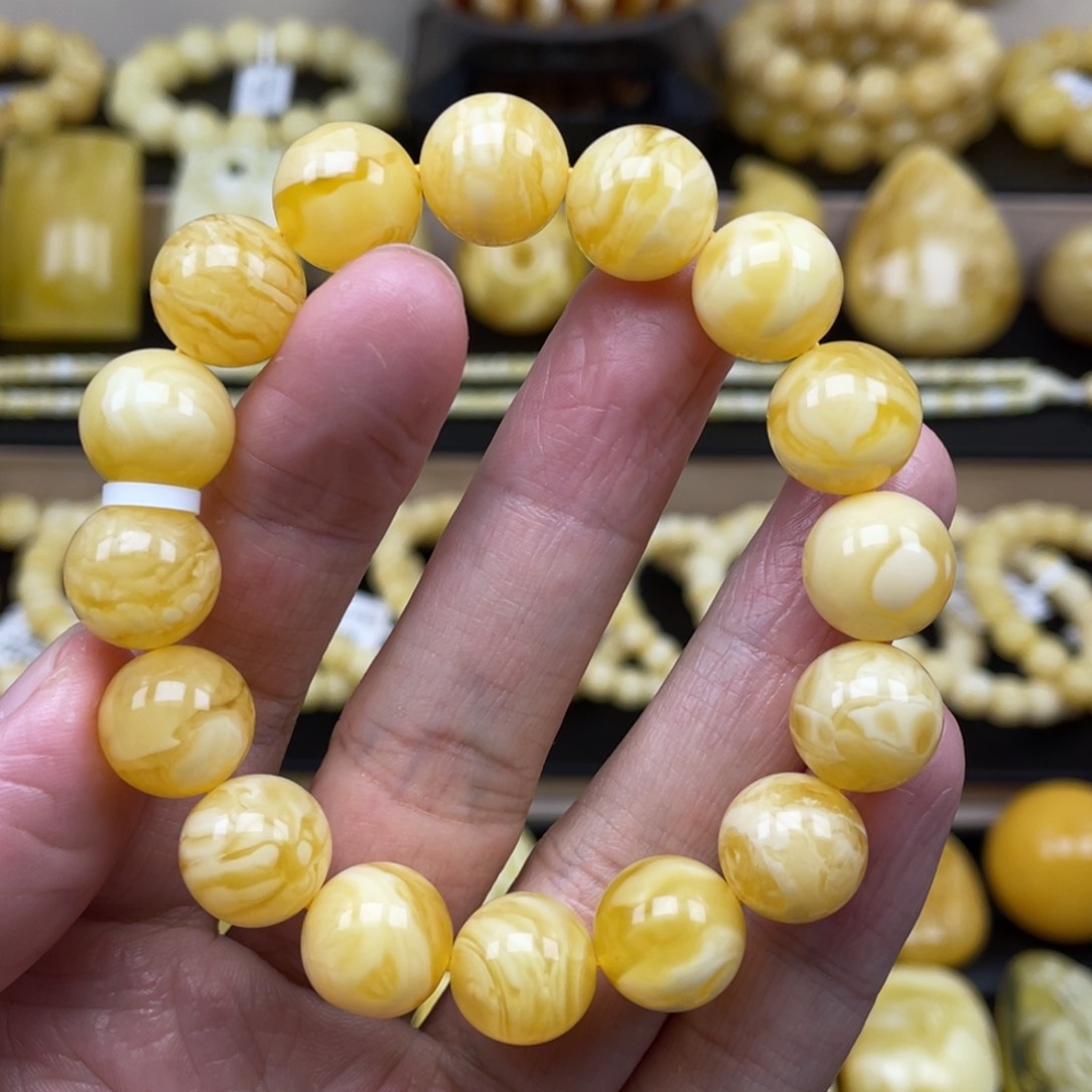 琥珀裸石未镶嵌琥珀蜜蜡