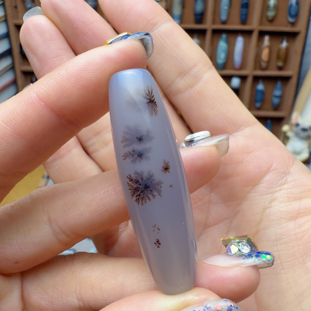 玛瑙/玉髓未镶嵌锁骨