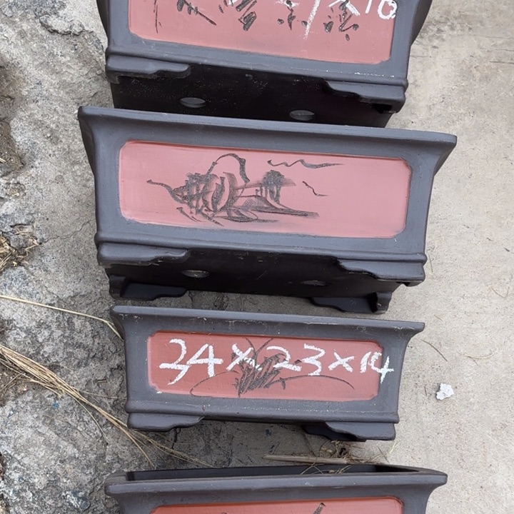 紫砂花盆        138-4