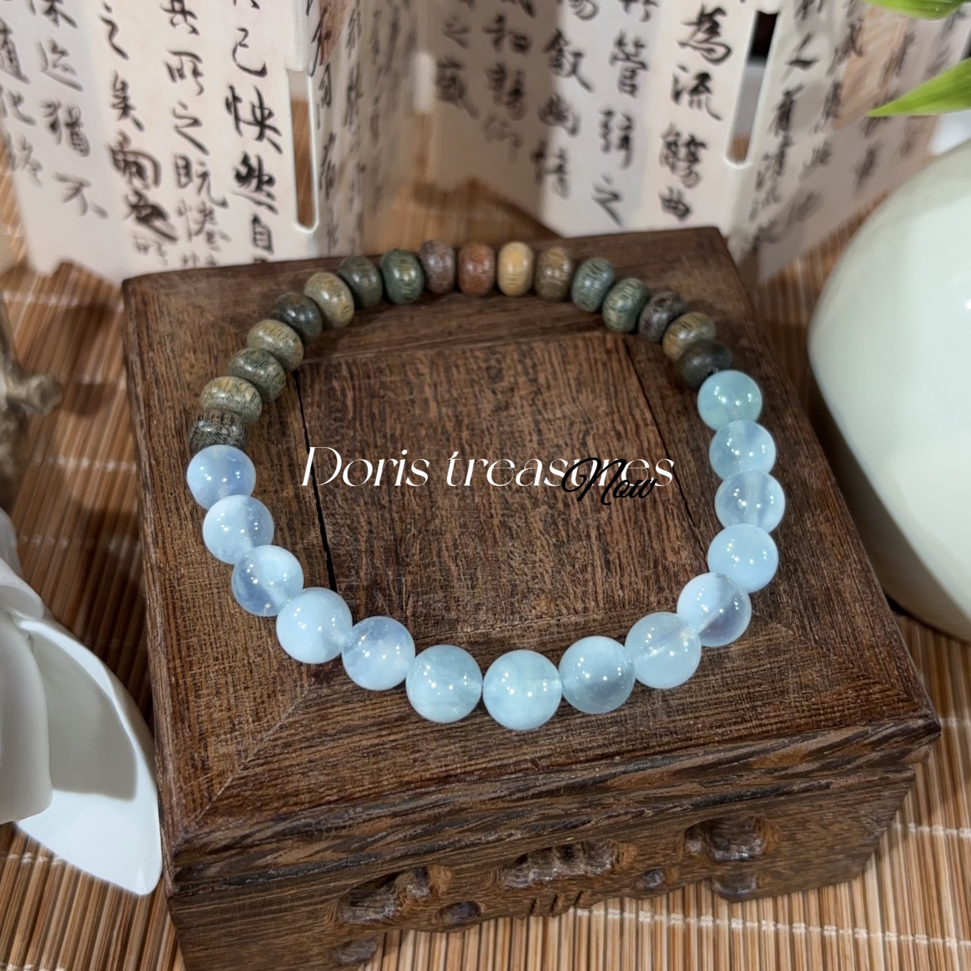 【对策三千字】 H天然水晶手串 多样性发一 颜色微差