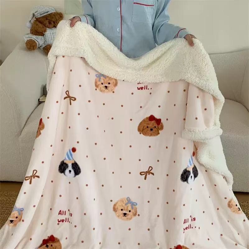 【福袋】2025冬季毛毯新款双面牛奶绒儿童毛毯