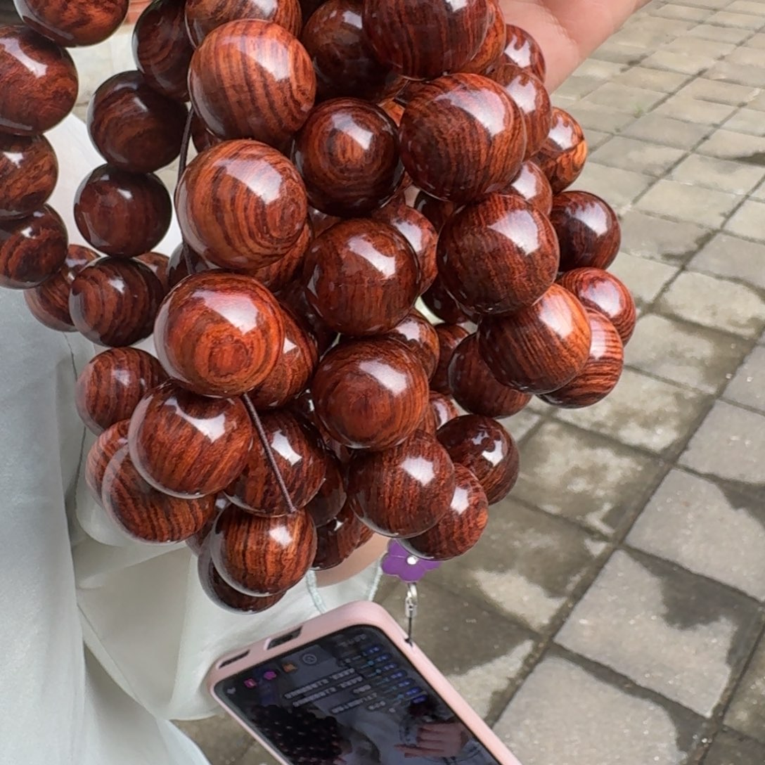 黄花梨/降香黄檀手串/手链正宗老料2.0规格海黄手串