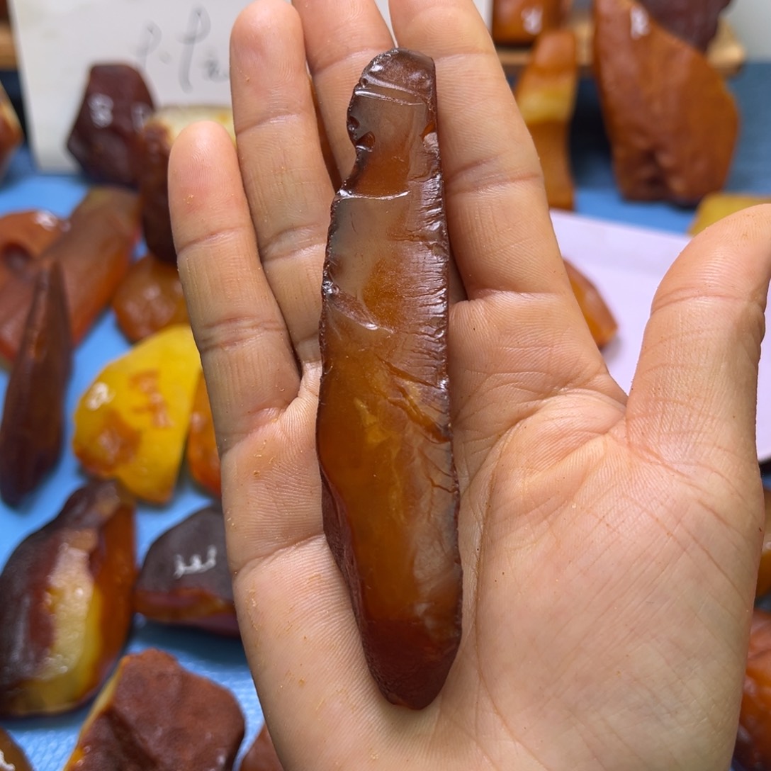 定制琥珀未镶嵌原石琥珀蜜蜡定制