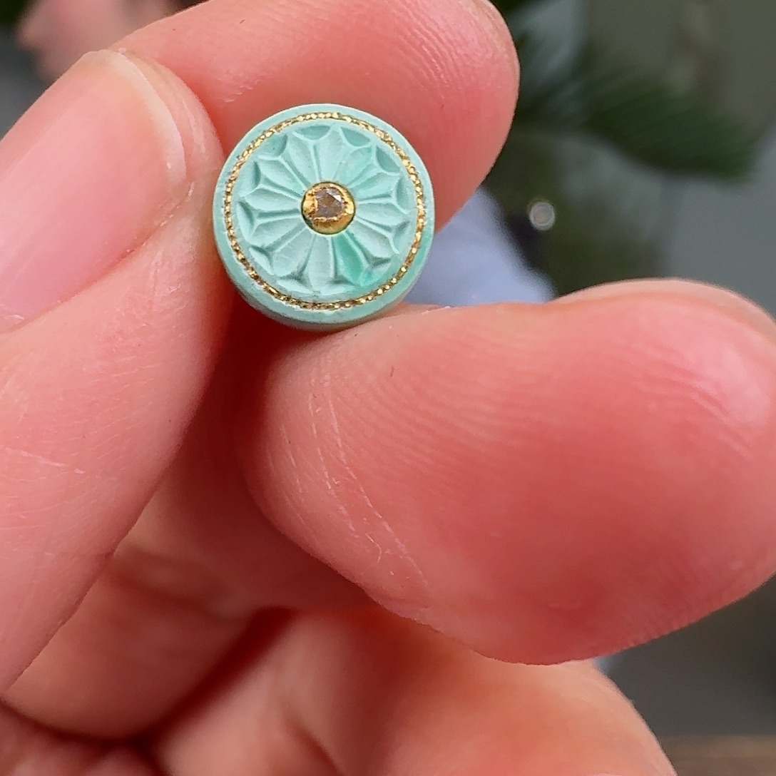 绿松石珠宝奇石未镶嵌