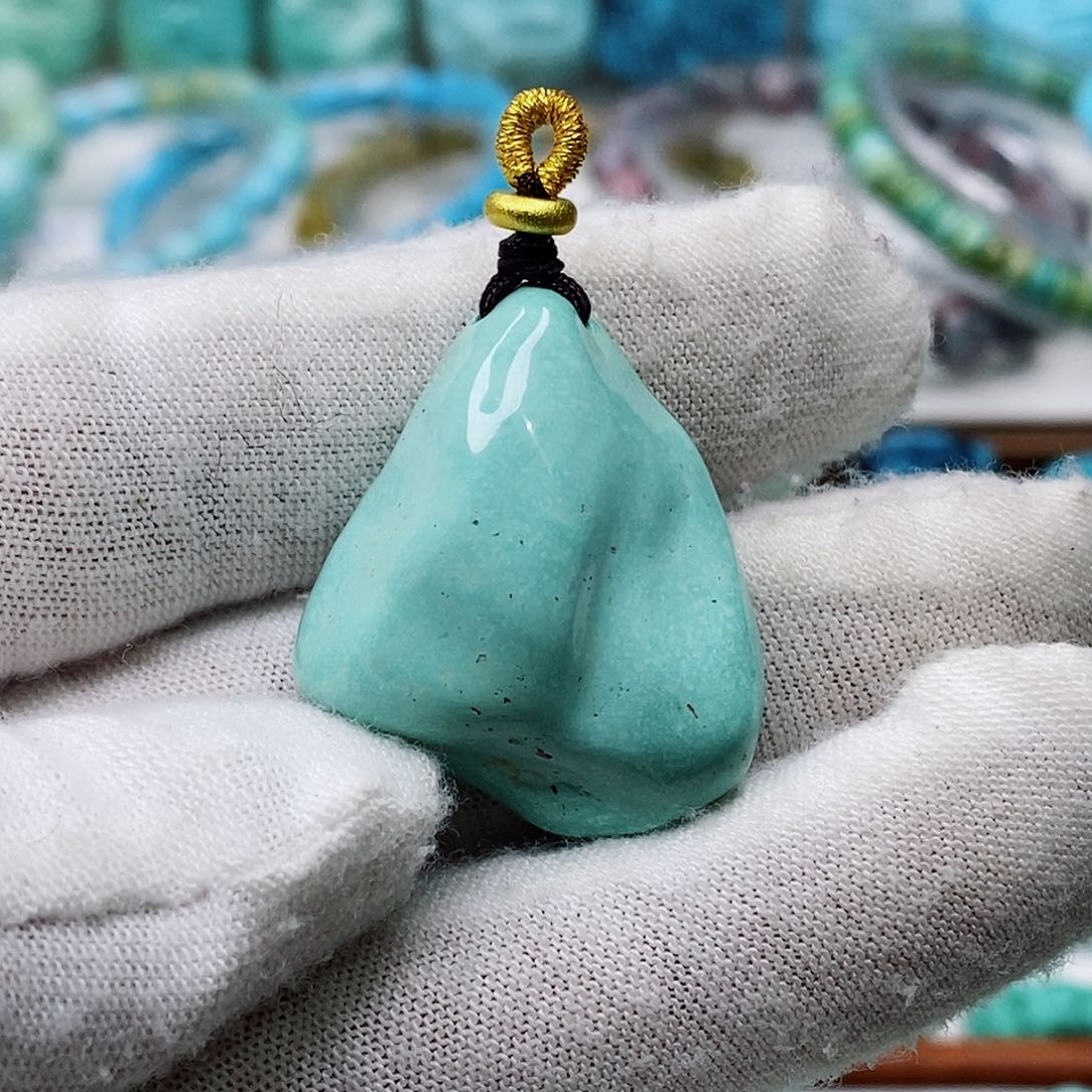 绿松石珠宝奇石未镶嵌