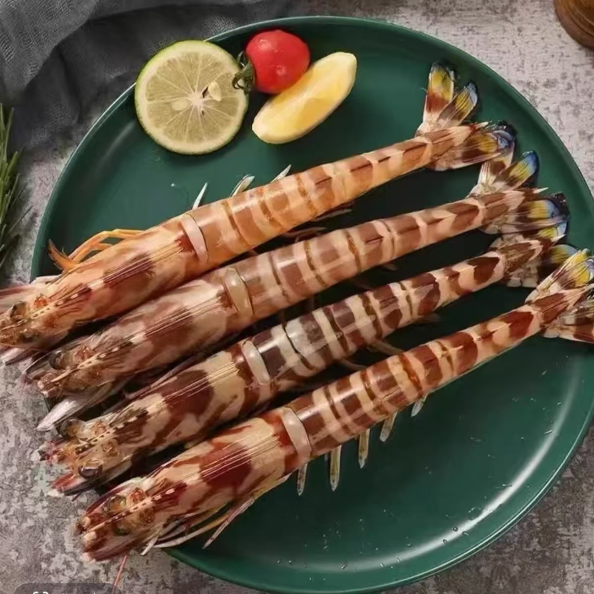 斑节虾/竹节虾（1斤25-27只）2斤速冻后发货