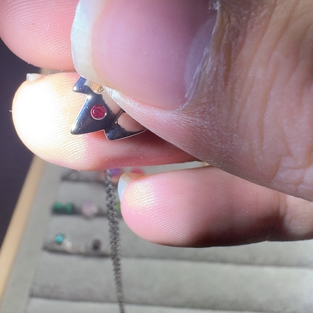 芙蓉石戒指银S925镶嵌