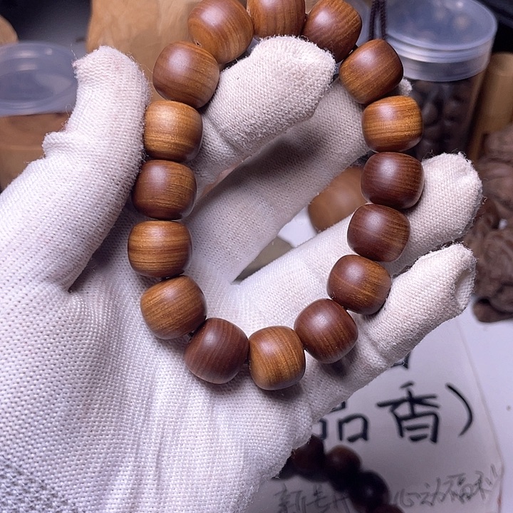 檀香木无事牌檀香木1.3/1.4横纹虎皮沉水微暇