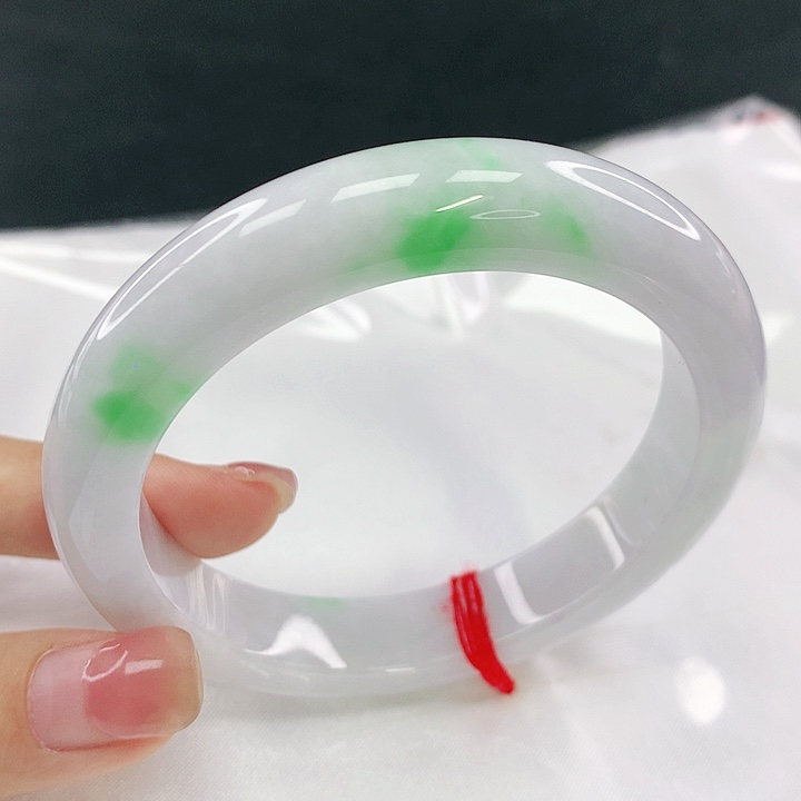 翡翠未镶嵌手镯圈59，40112