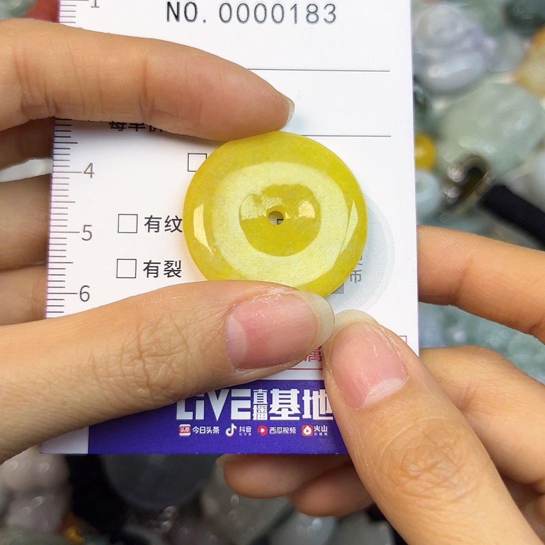 翡翠未镶嵌颈饰183