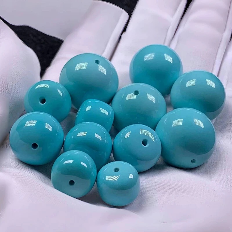 湖北十堰矿松松饰品DIY圆珠原配珠矿老型直切配饰