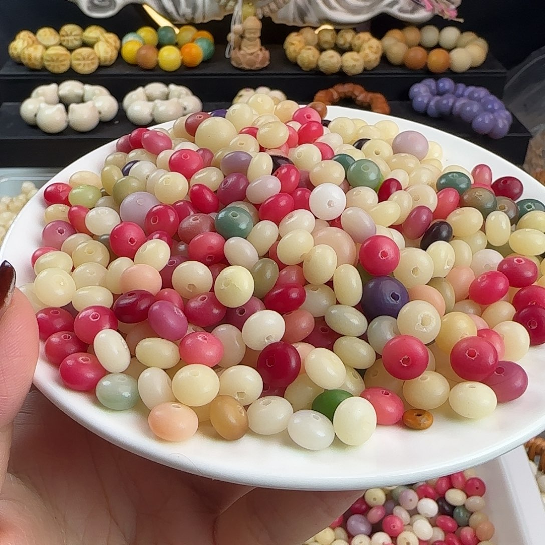 菩提根/象牙果手串瑕疵卡9多宝算盘200卡牌➕100备珠