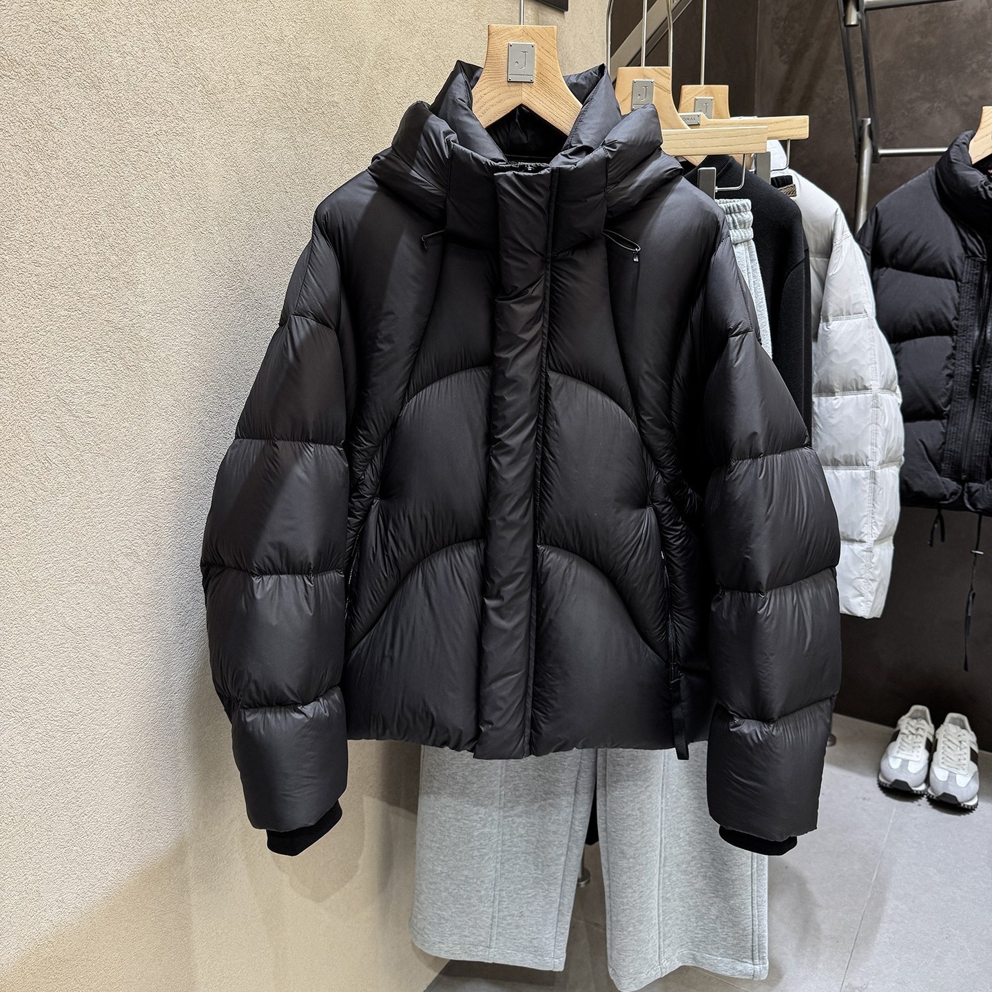 244克充绒！800蓬！杭州货！云朵泡芙 90绒男士面包服羽绒服5853