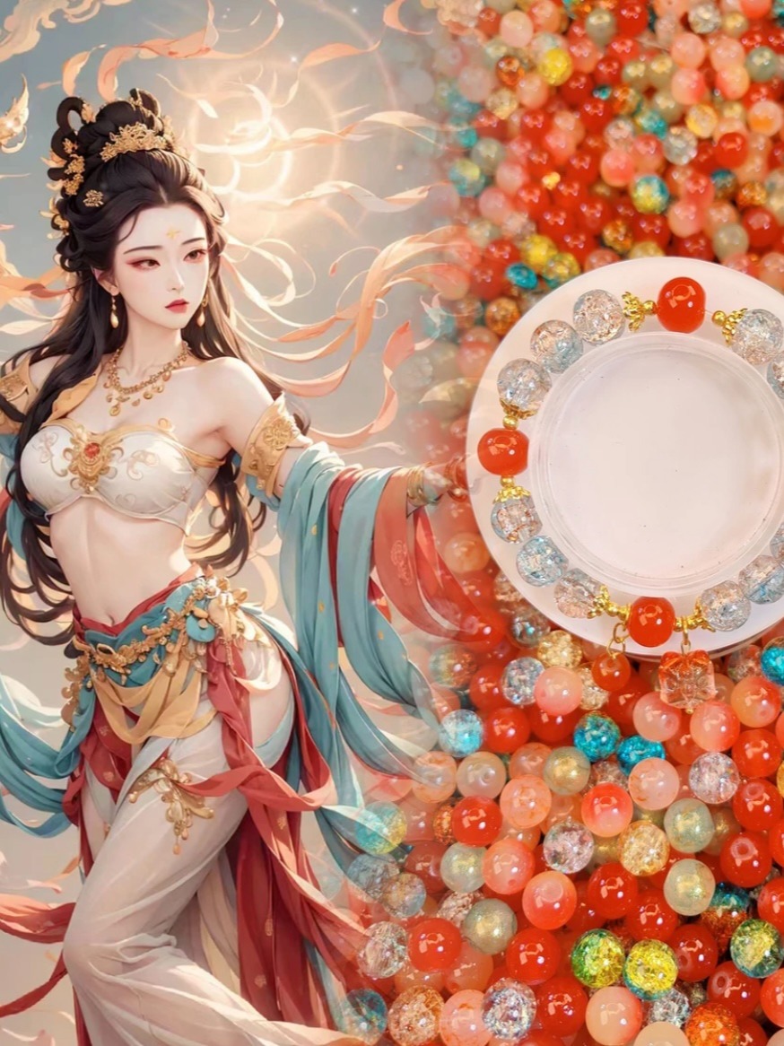 琉璃珠珠DIY混款半成品饰品适合手工串珠创作