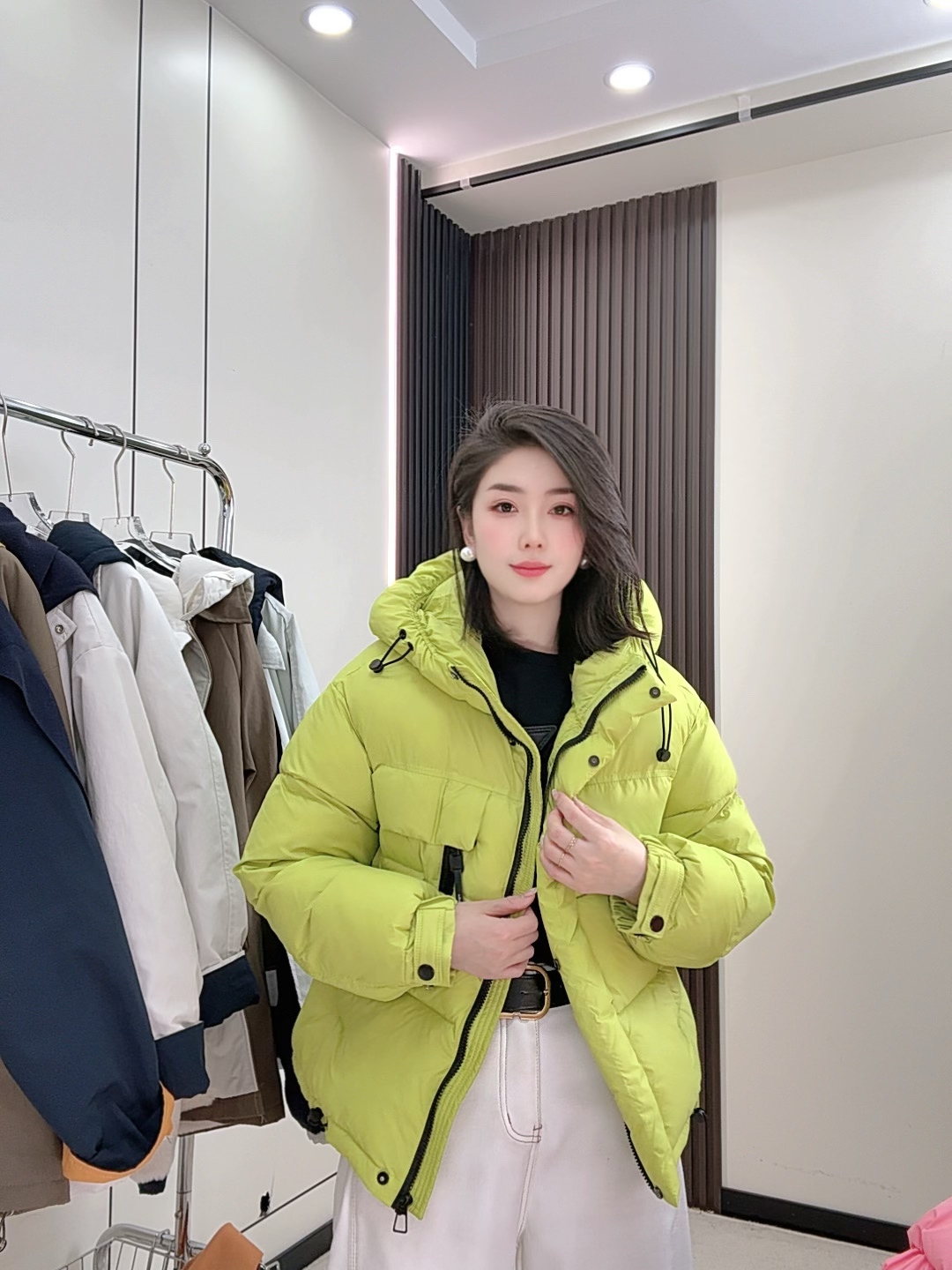 【冬季新款】女士韩版短款厚款见外包装连帽保暖百搭冬季休闲宽松