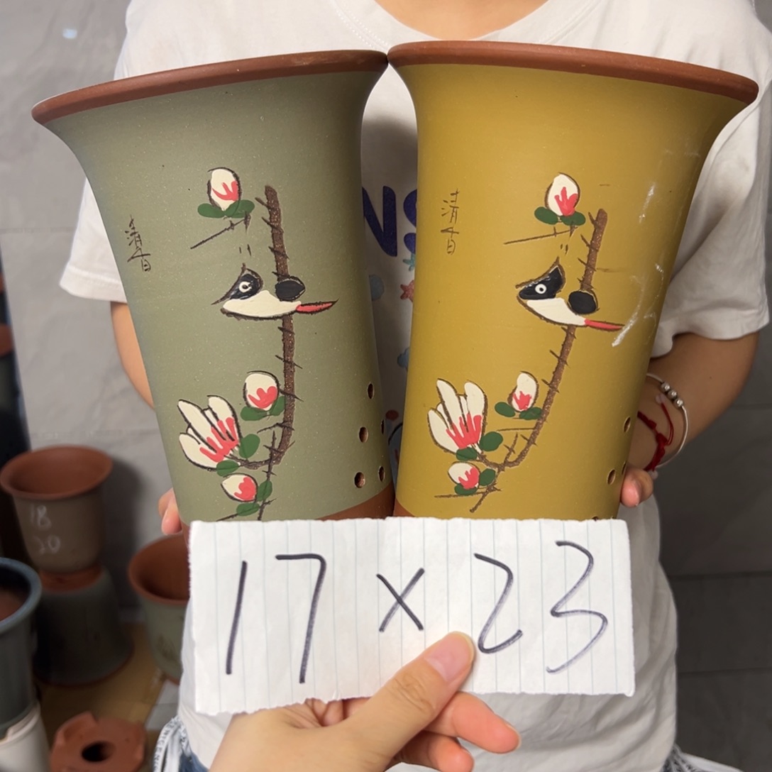 宜兴川阁紫砂花盆