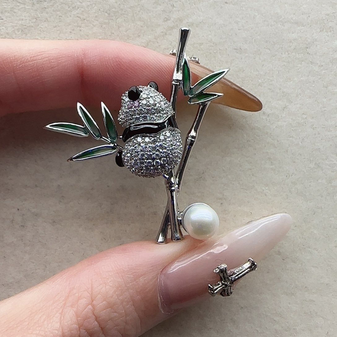 未镶嵌淡水珍珠胸针17