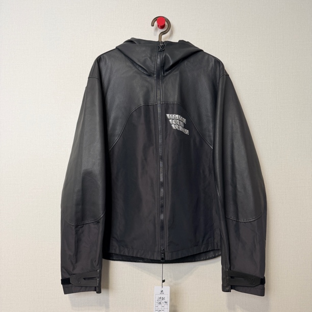 99新 LouisVuitton/路易威登 拼接皮衣外套/48/编号11982