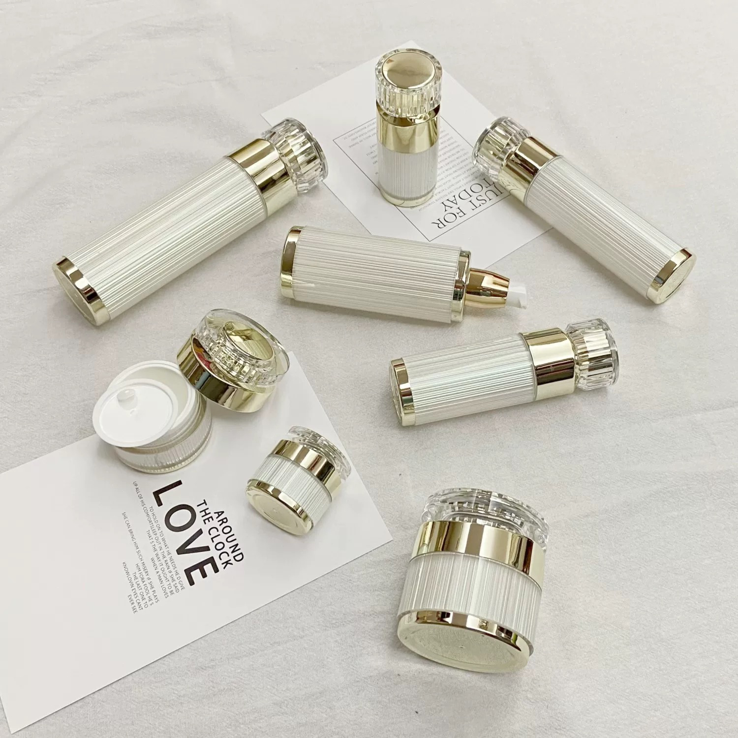 亚克力水乳精华小样瓶精华水乳液真空瓶膏霜面霜分装空瓶老雷1