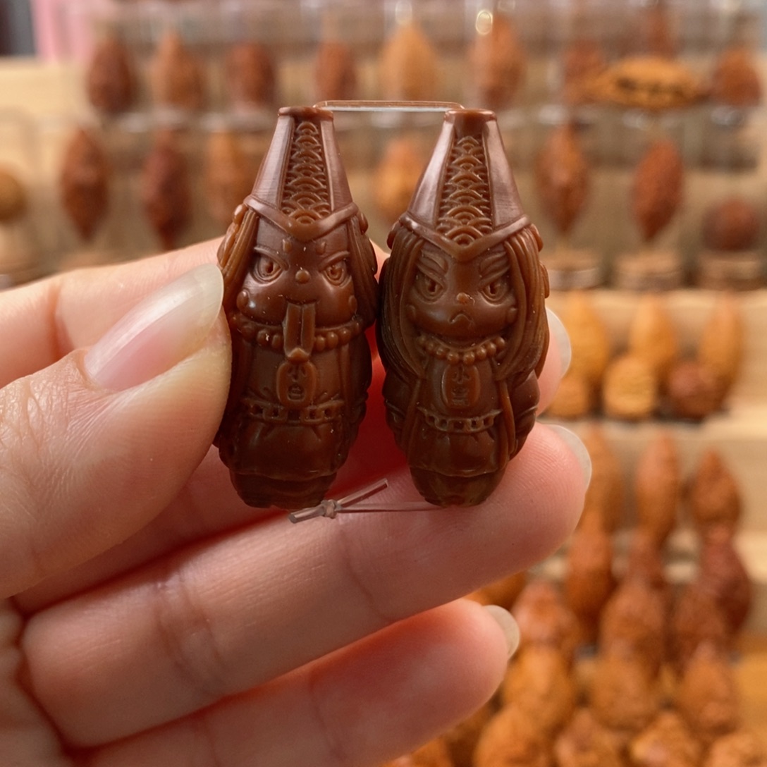 橄榄核手串/手链黑白一对