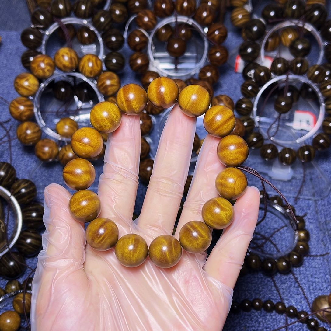 手串/手链楠木（金丝楠）1.5枯木闪电水波