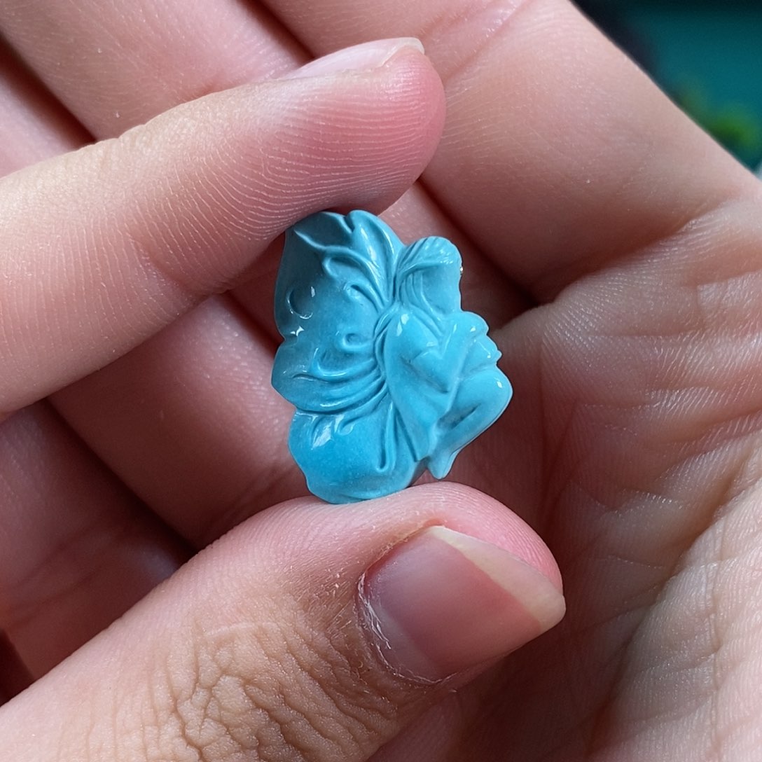 绿松石珠宝奇石未镶嵌